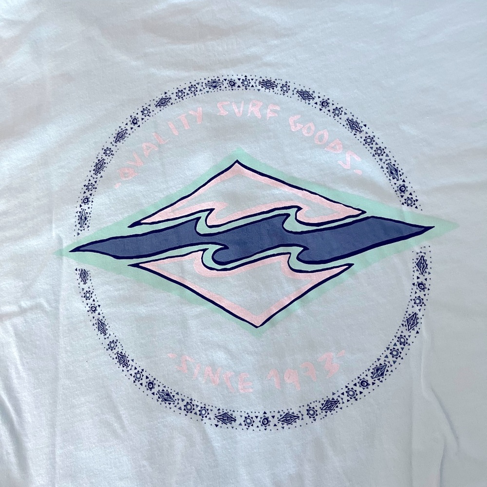 Billabong lt Blue Graphic T-Shirt